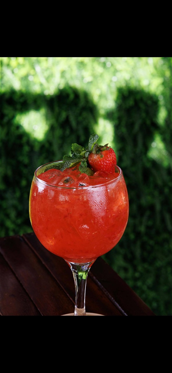 Caipiroska de Morango